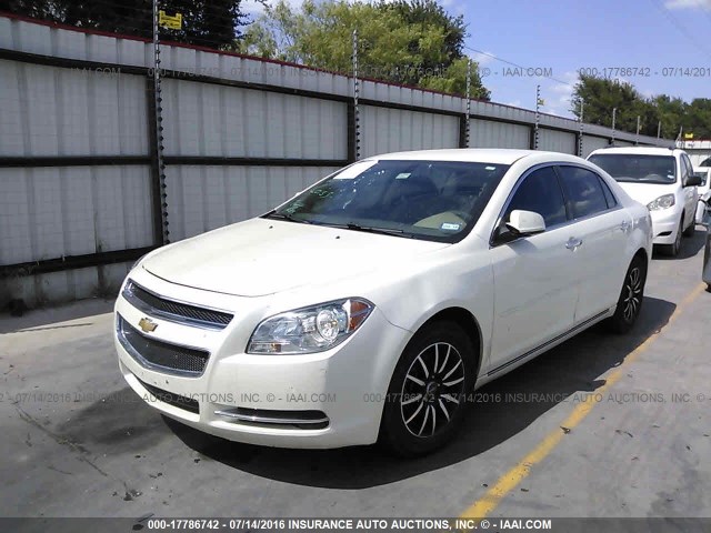1G1ZC5E03CF247642 - 2012 CHEVROLET MALIBU 1LT WHITE photo 2