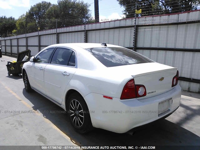 1G1ZC5E03CF247642 - 2012 CHEVROLET MALIBU 1LT WHITE photo 3