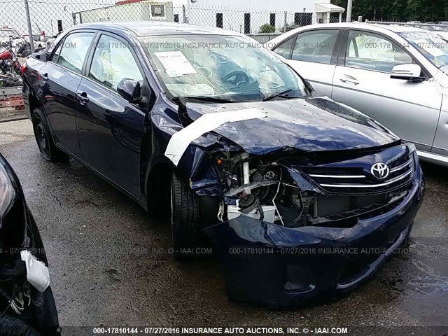 5YFBU4EE6DP161327 - 2013 TOYOTA COROLLA S/LE BLUE photo 1