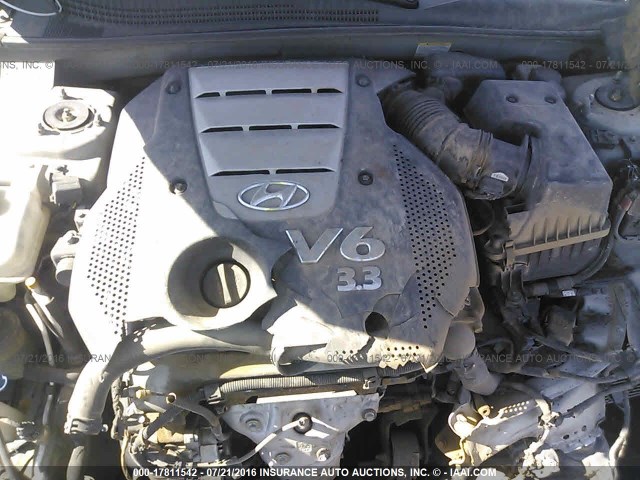 5NPEU46FX6H089021 - 2006 HYUNDAI SONATA GLS/LX BLUE photo 10