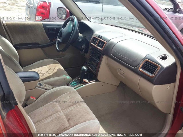 JF1SF65512H714650 - 2002 SUBARU FORESTER S წითელი ფოტო 5
