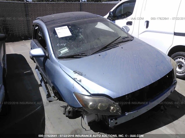 JTKDE167980254534 - 2008 TOYOTA SCION TC BLUE photo 1