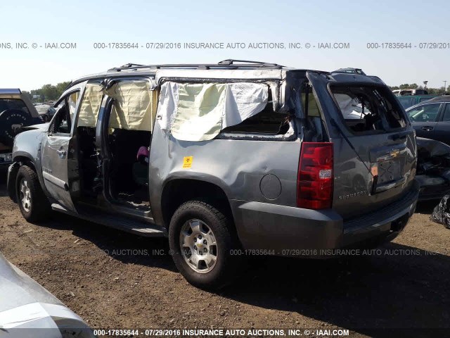 1GNFK16378R113440 - 2008 CHEVROLET SUBURBAN K1500 LS GRAY photo 3