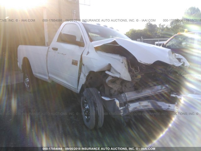 3C6LD5AT4CG303667 - 2012 DODGE RAM 2500 ST WHITE photo 1