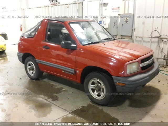 2CNBE1868X6926863 - 1999 CHEVROLET TRACKER RED photo 1