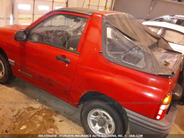 2CNBE1868X6926863 - 1999 CHEVROLET TRACKER RED photo 6