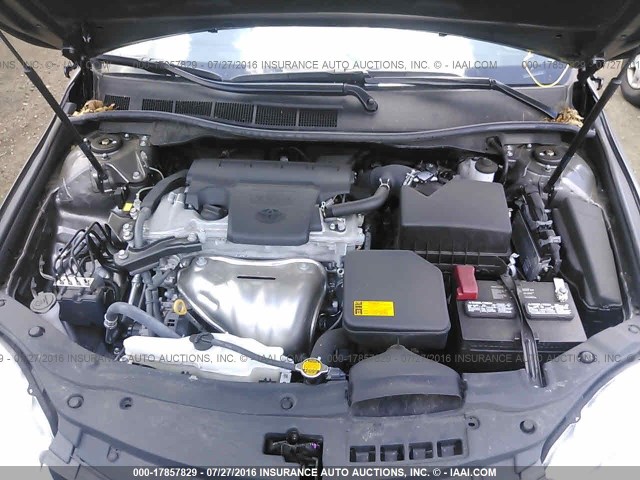 4T4BF1FK3FR462173 - 2015 TOYOTA CAMRY LE/XLE/SE/XSE GRAY photo 10