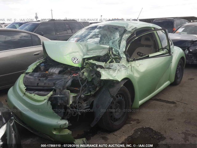 3VWBB21C51M455512 - 2001 VOLKSWAGEN NEW BEETLE GL 绿色 照片 2