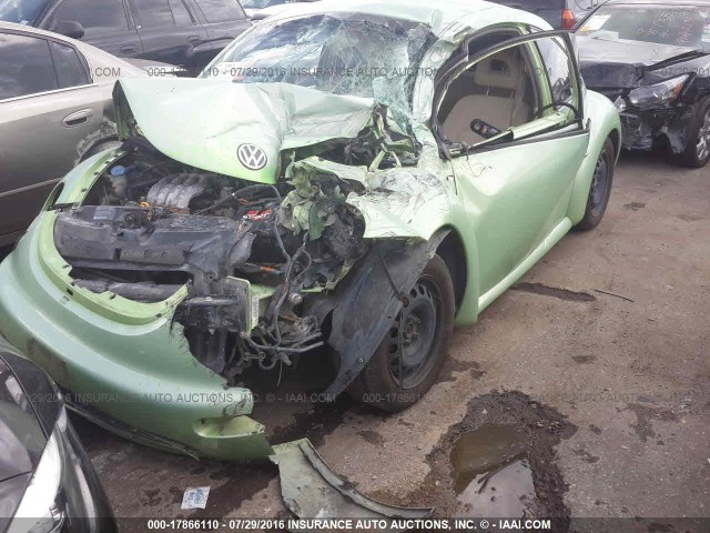 3VWBB21C51M455512 - 2001 VOLKSWAGEN NEW BEETLE GL 绿色 照片 6