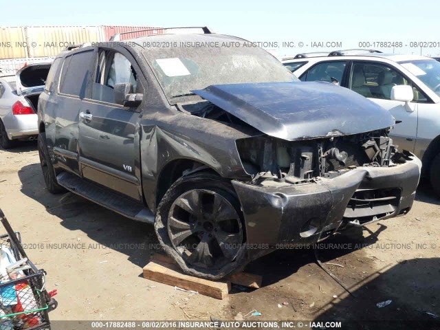 5N1AA08AX5N736285 - 2005 NISSAN ARMADA SE/LE SILVER photo 1