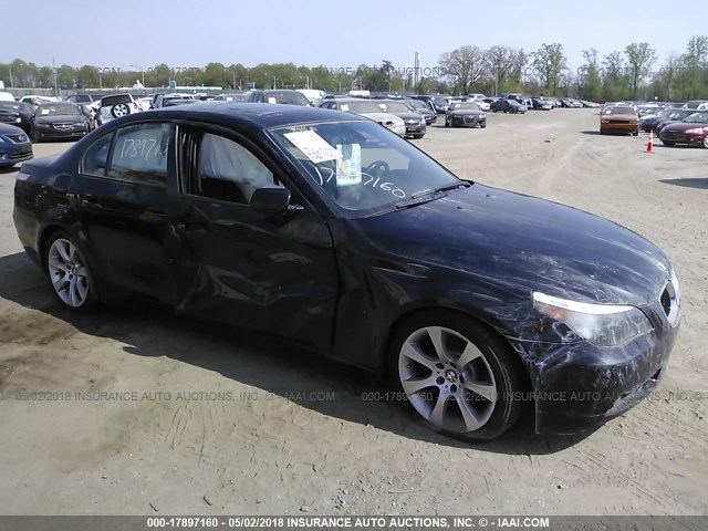 WBANB335X5CN65397 - 2005 BMW 545 I BLACK photo 1