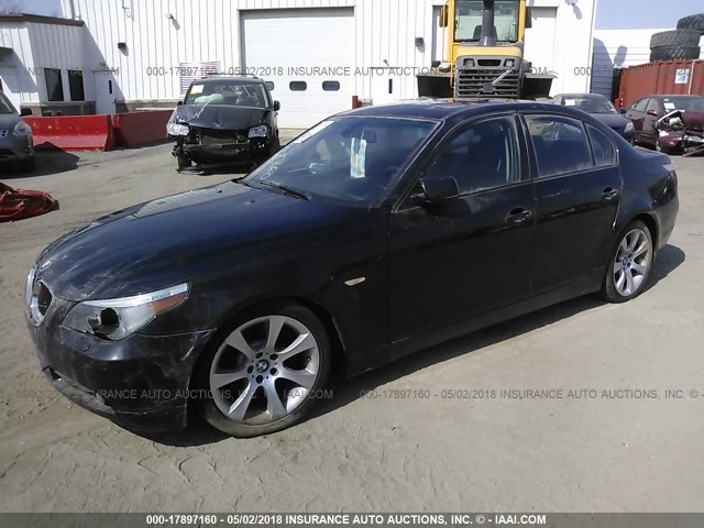 WBANB335X5CN65397 - 2005 BMW 545 I BLACK photo 2