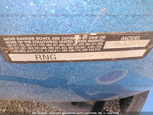 RNG6G155C404 - 2004 RANGER OTHER  BLUE photo 9