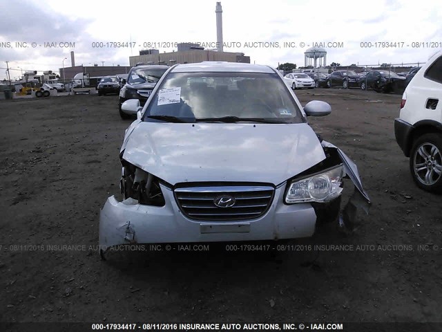 KMHDU46D28U407843 - 2008 HYUNDAI ELANTRA GLS/SE/LIMITED SILVER photo 6