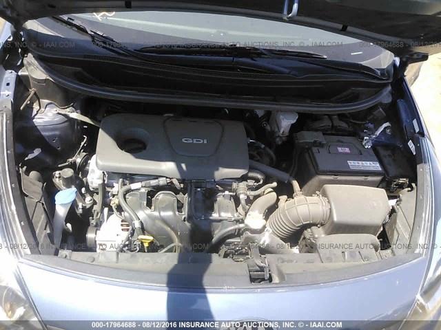 KNADM4A34G6668006 - 2016 KIA RIO LX Կապույտ լուսանկար 10