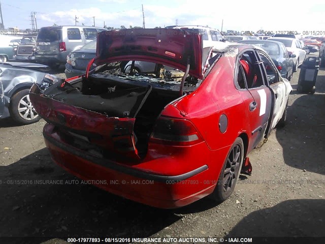 YS3FB49S431015141 - 2003 SAAB 9-3 LINEAR RED photo 4