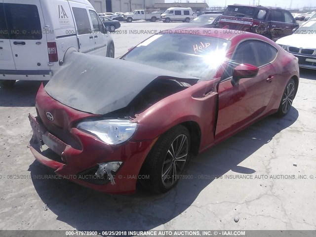 JF1ZNAA11F8711423 - 2015 TOYOTA SCION FR-S RED photo 2