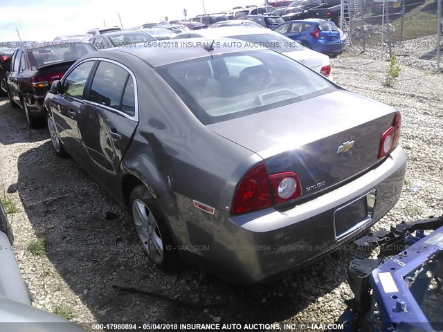 1G1ZB5EB9AF298273 - 2010 CHEVROLET MALIBU LS 棕色 照片 3