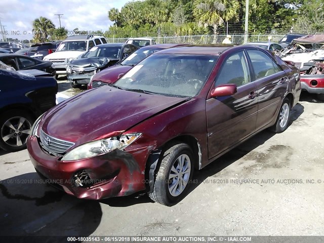 4T1BE32K76U110325 - 2006 TOYOTA CAMRY LE/XLE/SE Tünd qırmızı foto 2