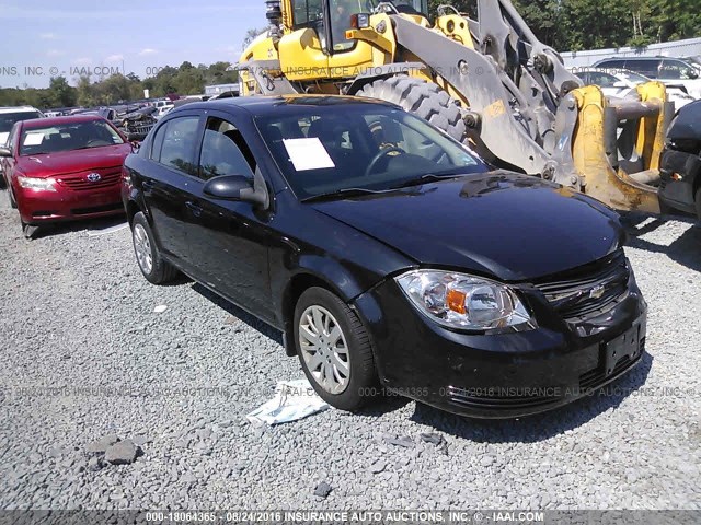 1G1AD5F53A7244154 - 2010 CHEVROLET COBALT 1LT BLACK photo 1