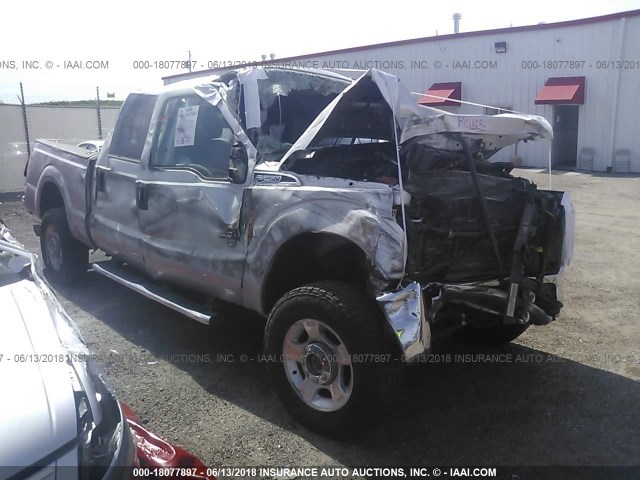 1FT7W2BT1BEC52863 - 2011 FORD F250 SUPER DUTY SILVER photo 1