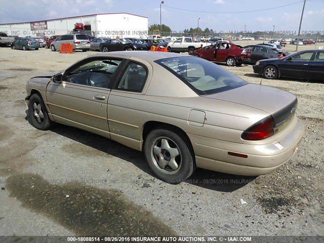 2G1WW12M8W9158107 - 1998 CHEVROLET MONTE CARLO LS GOLD photo 3