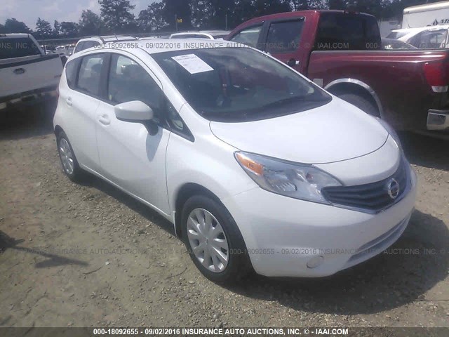3N1CE2CPXFL409656 - 2015 NISSAN VERSA NOTE S/S PLUS/SV/SL/SR WHITE photo 1
