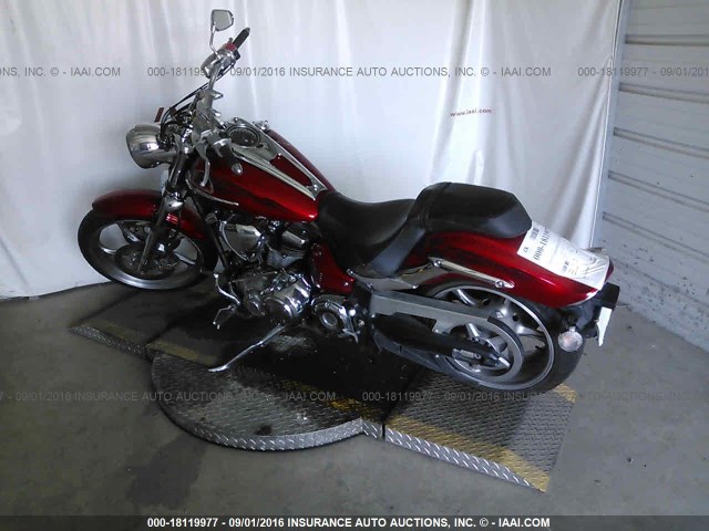 JYAVP27E88A004684 - 2008 YAMAHA XV1900 CU RED photo 3