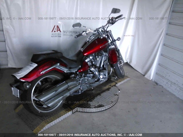 JYAVP27E88A004684 - 2008 YAMAHA XV1900 CU RED photo 4