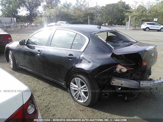 JN1CV6AR8CM681491 - 2012 INFINITI G37 BLACK photo 3