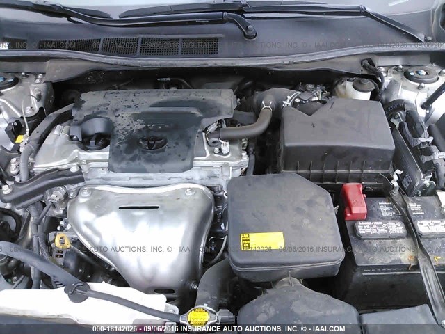 4T1BF1FK2FU068335 - 2015 TOYOTA CAMRY LE/XLE/SE/XSE 灰色 照片 10