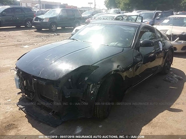 JN1AZ34D95M606229 - 2005 NISSAN 350Z COUPE BLACK photo 2