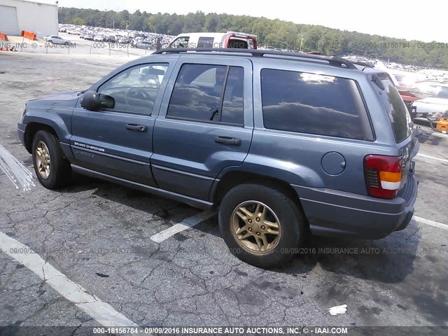 1J4GX48S24C308499 - 2004 JEEP GRAND CHEROKEE LAREDO/COLUMBIA/FREEDOM BLUE photo 3