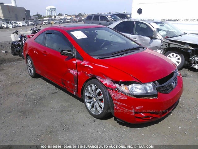 2HGFG215X9H704101 - 2009 HONDA CIVIC SI RED photo 1