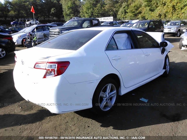 4T1BF1FK4EU405411 - 2014 TOYOTA CAMRY L/SE/LE/XLE 白色 照片 4