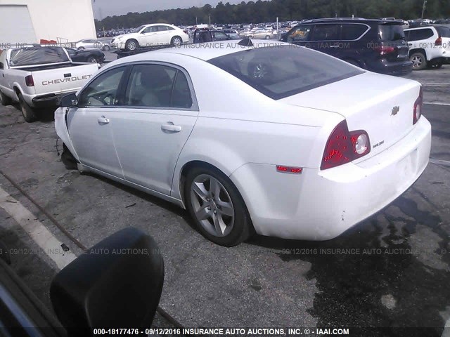 1G1ZA5E06CF238486 - 2012 CHEVROLET MALIBU LS თეთრი ფოტო 3