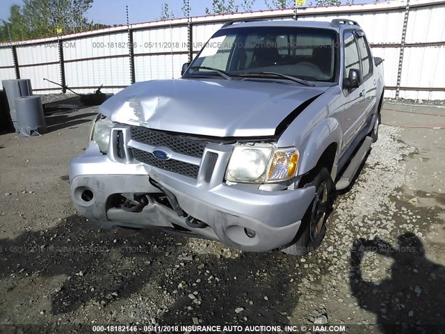 1FMZU67E32UB57397 - 2002 FORD EXPLORER SPORT TR  SILVER photo 6