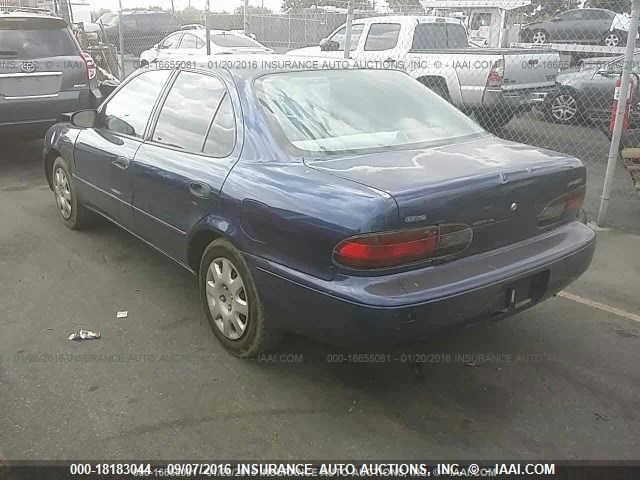 1Y1SK5262VZ454718 - 1997 GEO PRIZM LSI BLUE photo 3