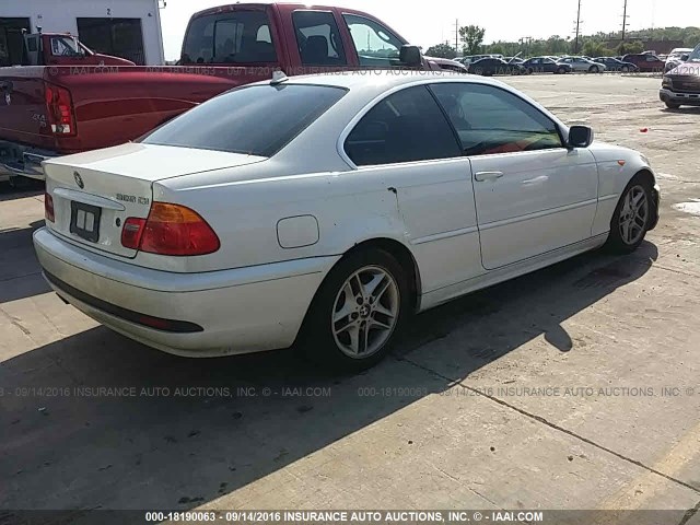 WBABD33444PL05833 - 2004 BMW 325 CI WHITE photo 4