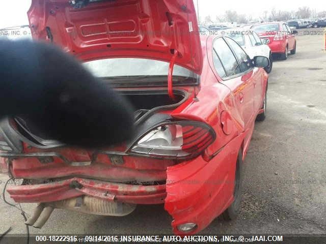 1G2NF52E23C233170 - 2003 PONTIAC GRAND AM SE1 RED photo 5