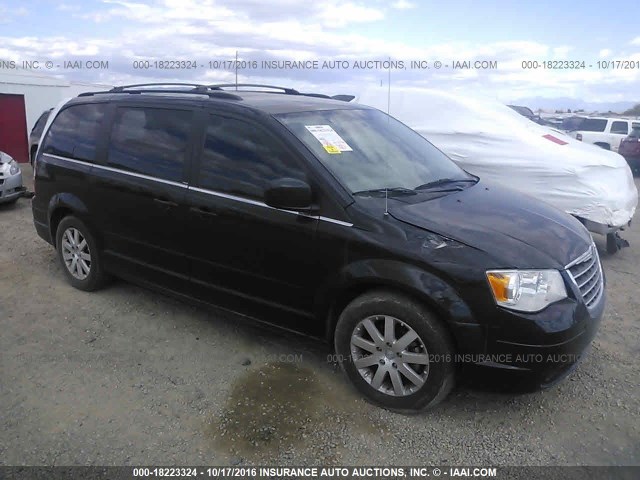 2A8HR54P28R730760 - 2008 CHRYSLER TOWN & COUNTRY TOURING BLACK photo 1