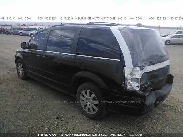 2A8HR54P28R730760 - 2008 CHRYSLER TOWN & COUNTRY TOURING BLACK photo 3