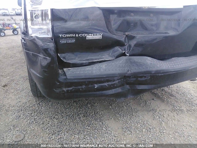 2A8HR54P28R730760 - 2008 CHRYSLER TOWN & COUNTRY TOURING BLACK photo 6