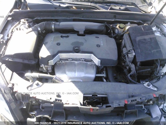 1G11B5SA6DU150221 - 2013 CHEVROLET MALIBU LS ვერცხლისფერი ფოტო 10