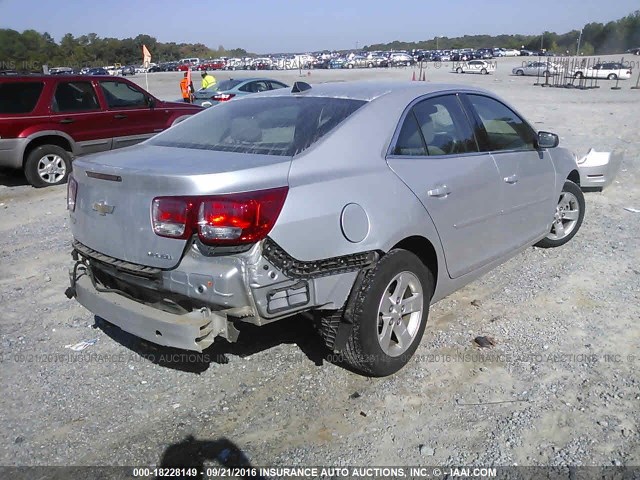 1G11B5SA6DU150221 - 2013 CHEVROLET MALIBU LS ვერცხლისფერი ფოტო 4