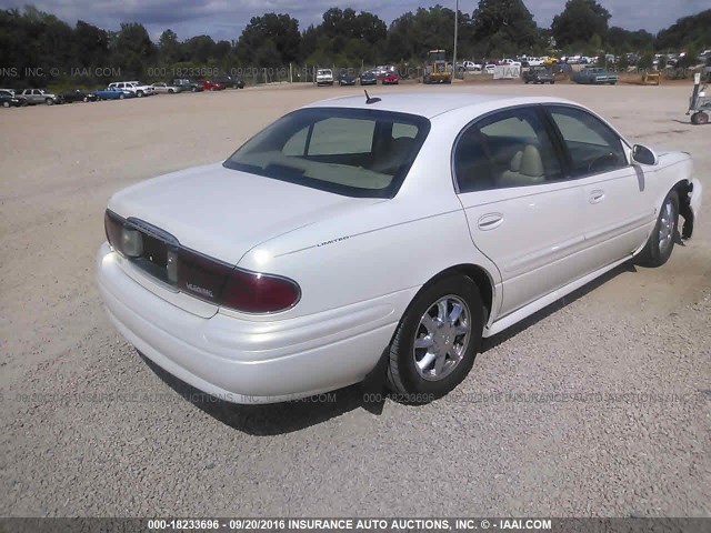 1G4HR54K75U159255 - 2005 BUICK LESABRE LIMITED WHITE photo 4