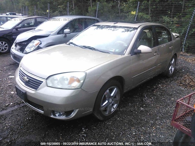 1G1ZU538X6F207729 - 2006 CHEVROLET MALIBU LTZ 金色 照片 2