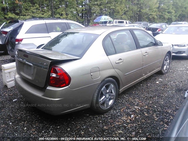 1G1ZU538X6F207729 - 2006 CHEVROLET MALIBU LTZ 金色 照片 4