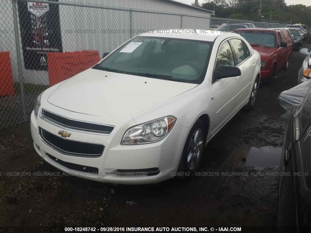 1G1ZG57B384224917 - 2008 CHEVROLET MALIBU LS 白色 照片 2