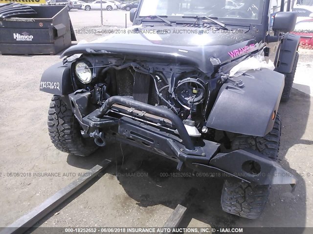 1J4GA391X8L598546 - 2008 JEEP WRANGLER UNLIMITE X BLACK photo 6